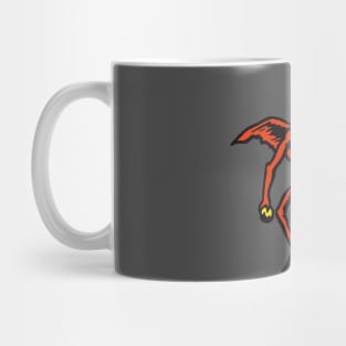 Red Devil Dancing, Mug